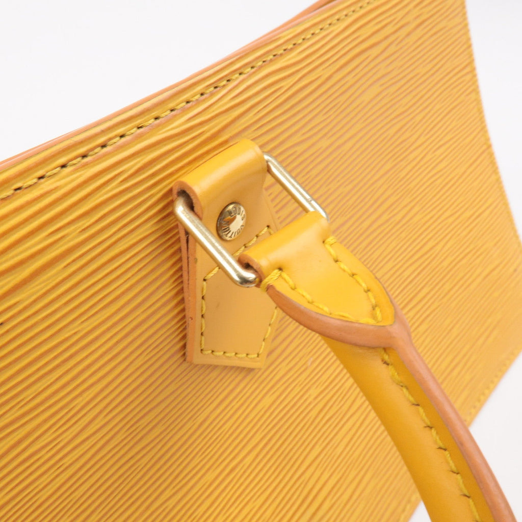 Louis Vuitton Epi Sac Triangle Hand Bag Tassili Yellow M52099