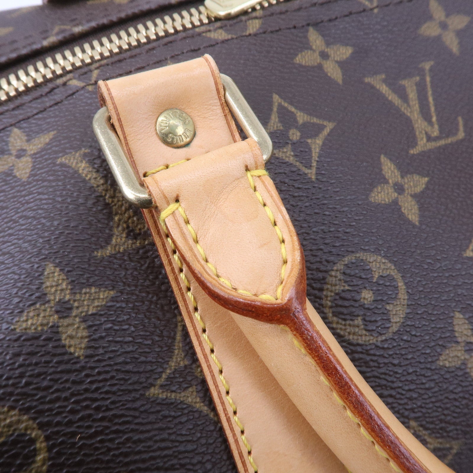 Louis Vuitton Monogram Keep All 55 Boston Bag Brown M41424
