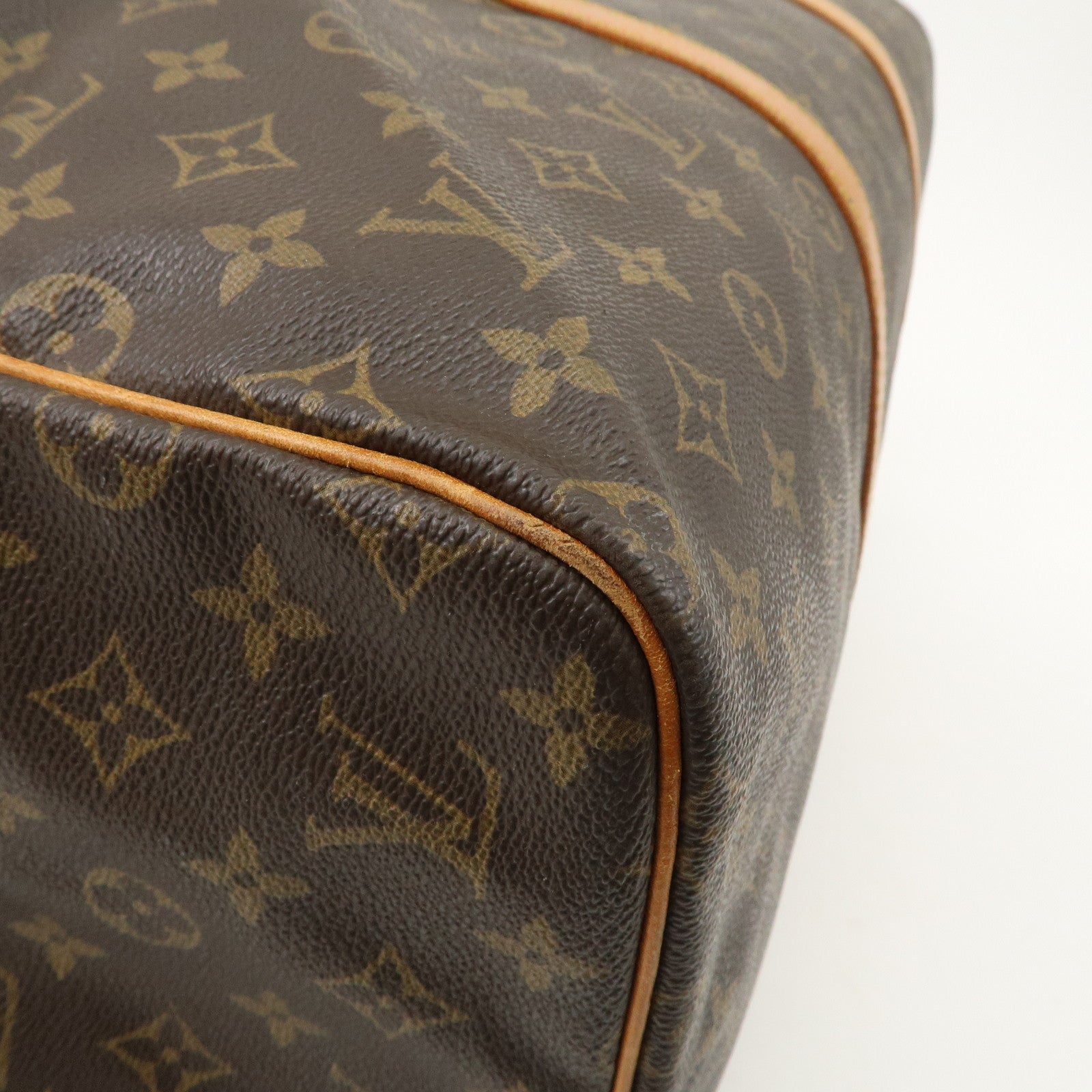Louis Vuitton Monogram Sac Souple 55 Boston Bag Brown M41622