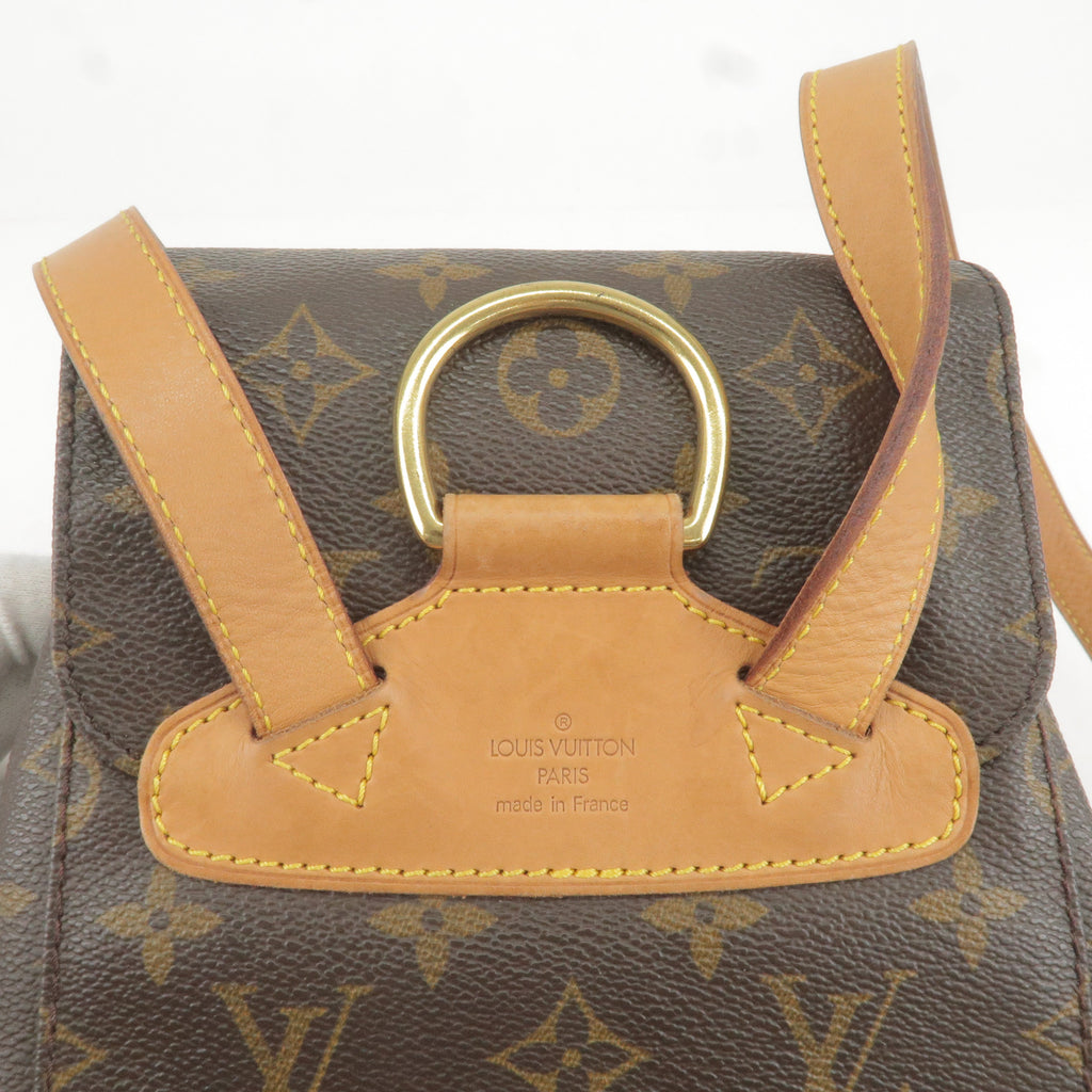 Louis Vuitton Monogram Montsouris MM Back Pack Bag M51136
