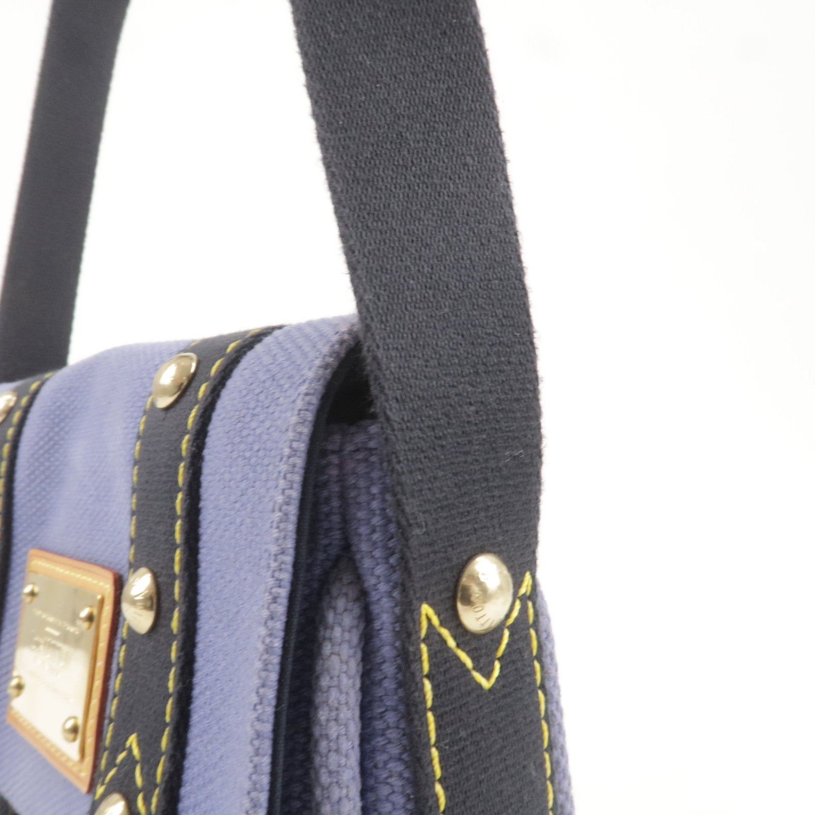 Louis Vuitton Antigua Besace PM Shoulder Bag Blue M40081