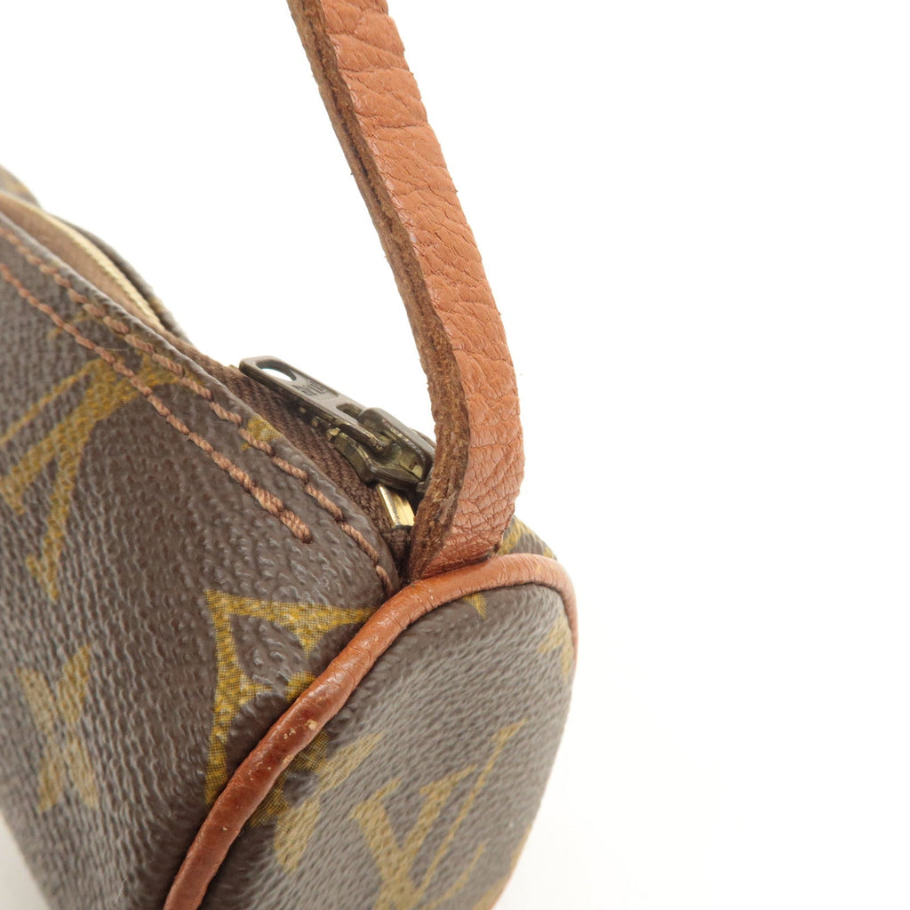 Louis Vuitton Monogram Pouch for Papillon Bag Brown Old Style