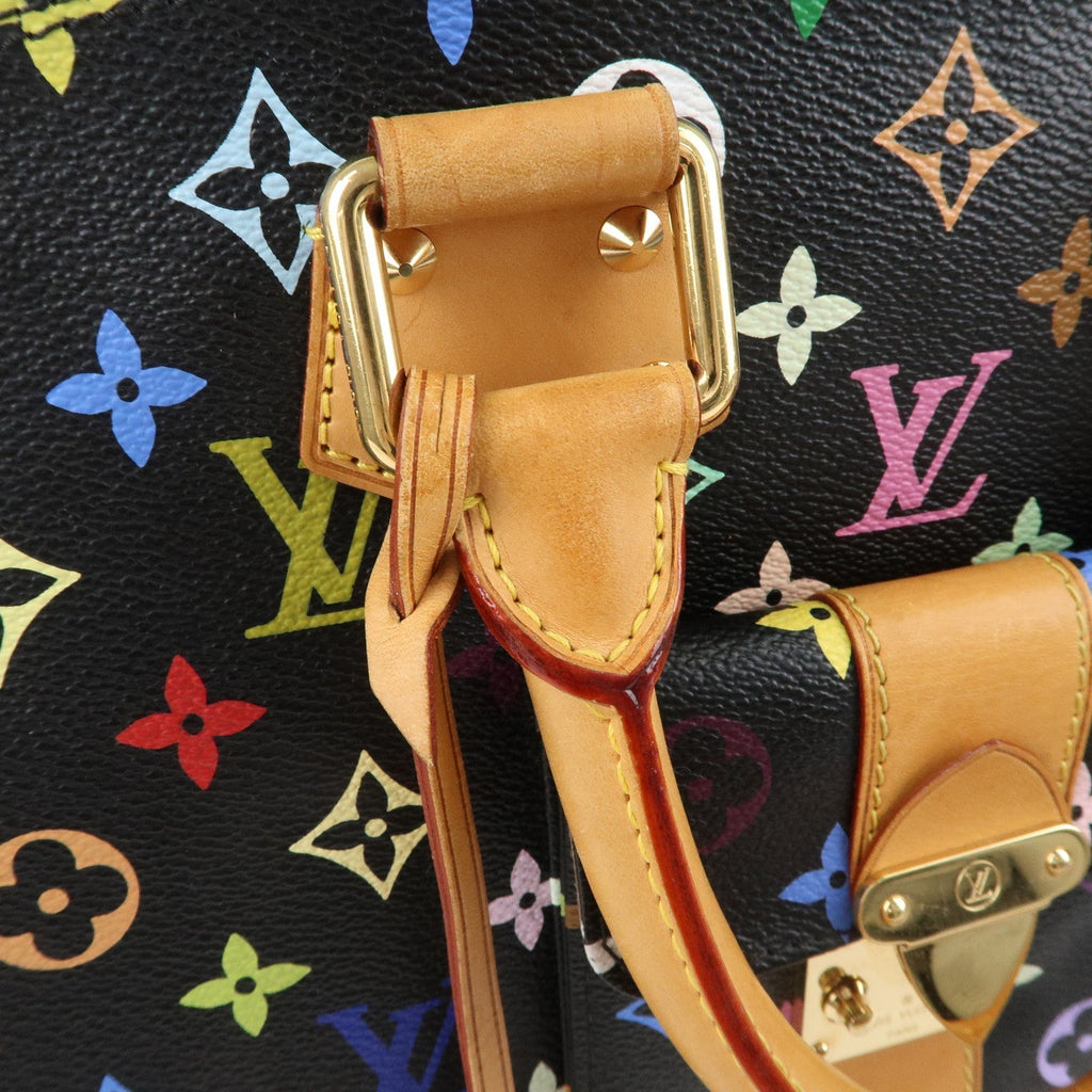 Louis Vuitton Monogram Multi Color Alma Hand Bag Noir M40442