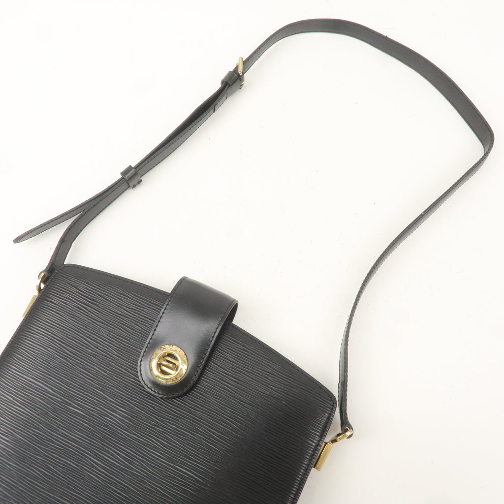 Louis Vuitton Epi Capucines Shoulder Bag Noir Black M52342