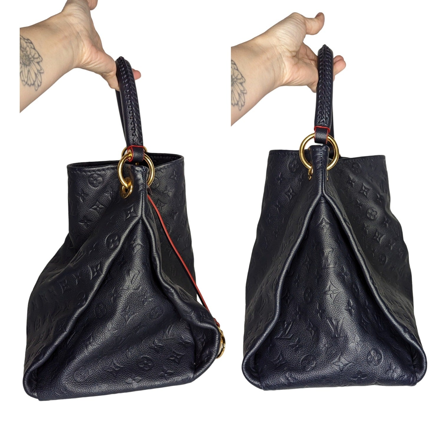Louis Vuitton Monogram Empreinte Leather Artsy Hobo