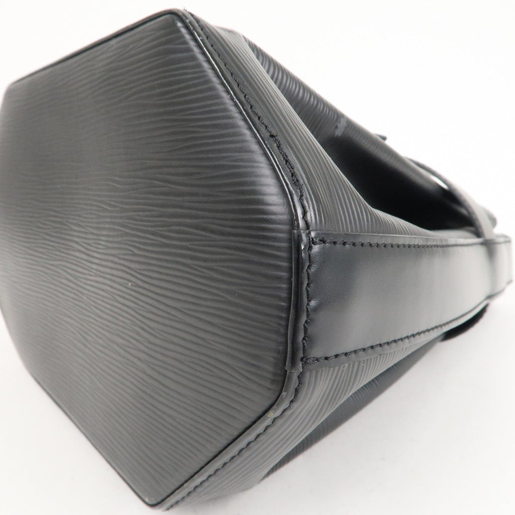 Louis Vuitton Epi Sac D'epaule PM Bucket Bag Noir Black M80157