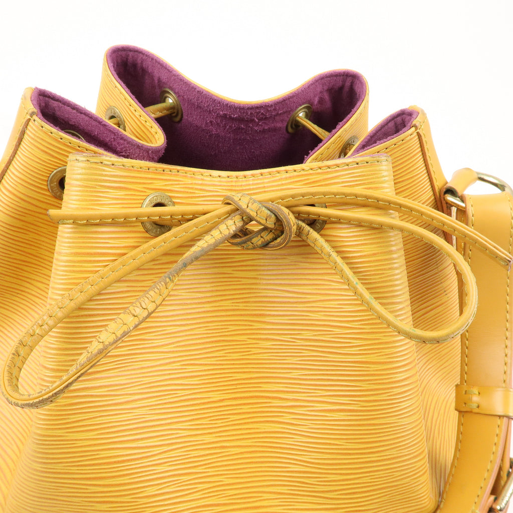 Louis Vuitton Epi Petit Noe Shoulder Bag Tassili Yellow M44109