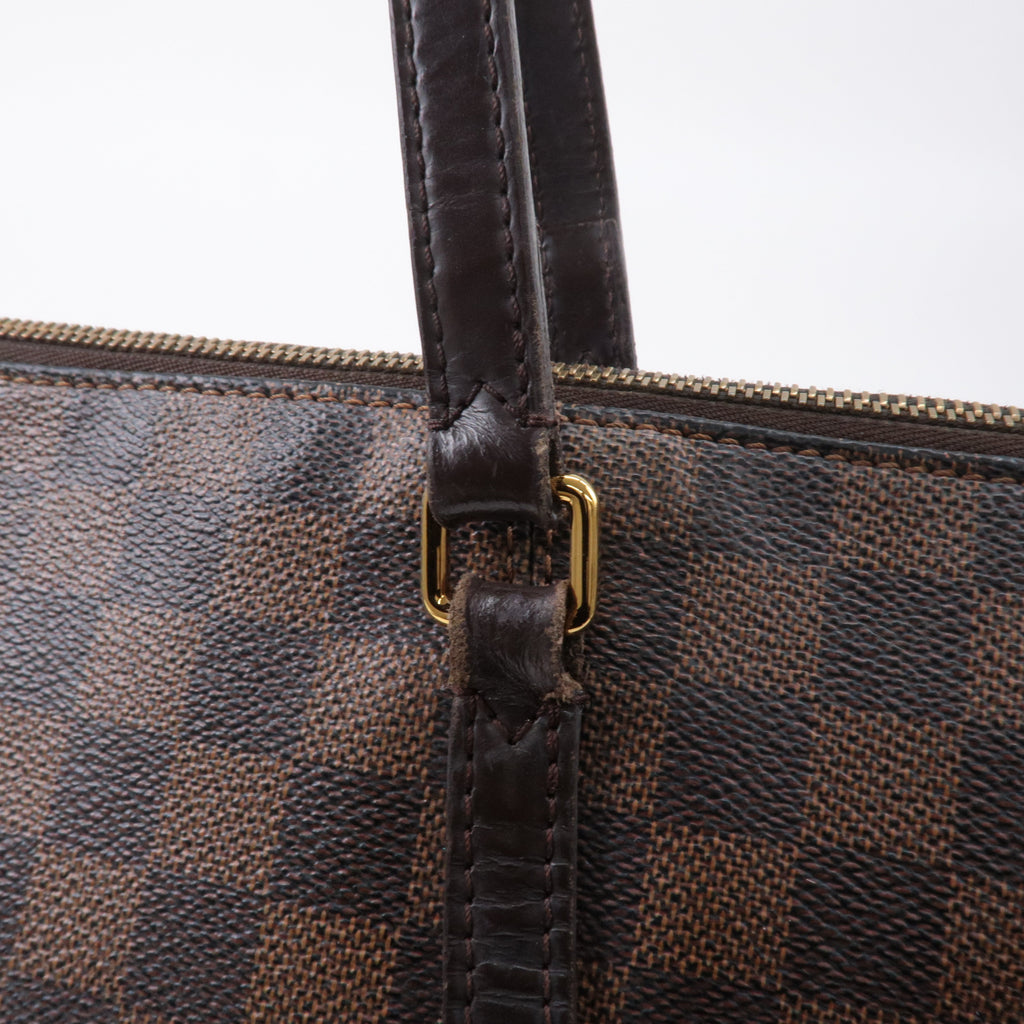 Louis Vuitton Damier Totally MM Shoulder Bag Brown N41281