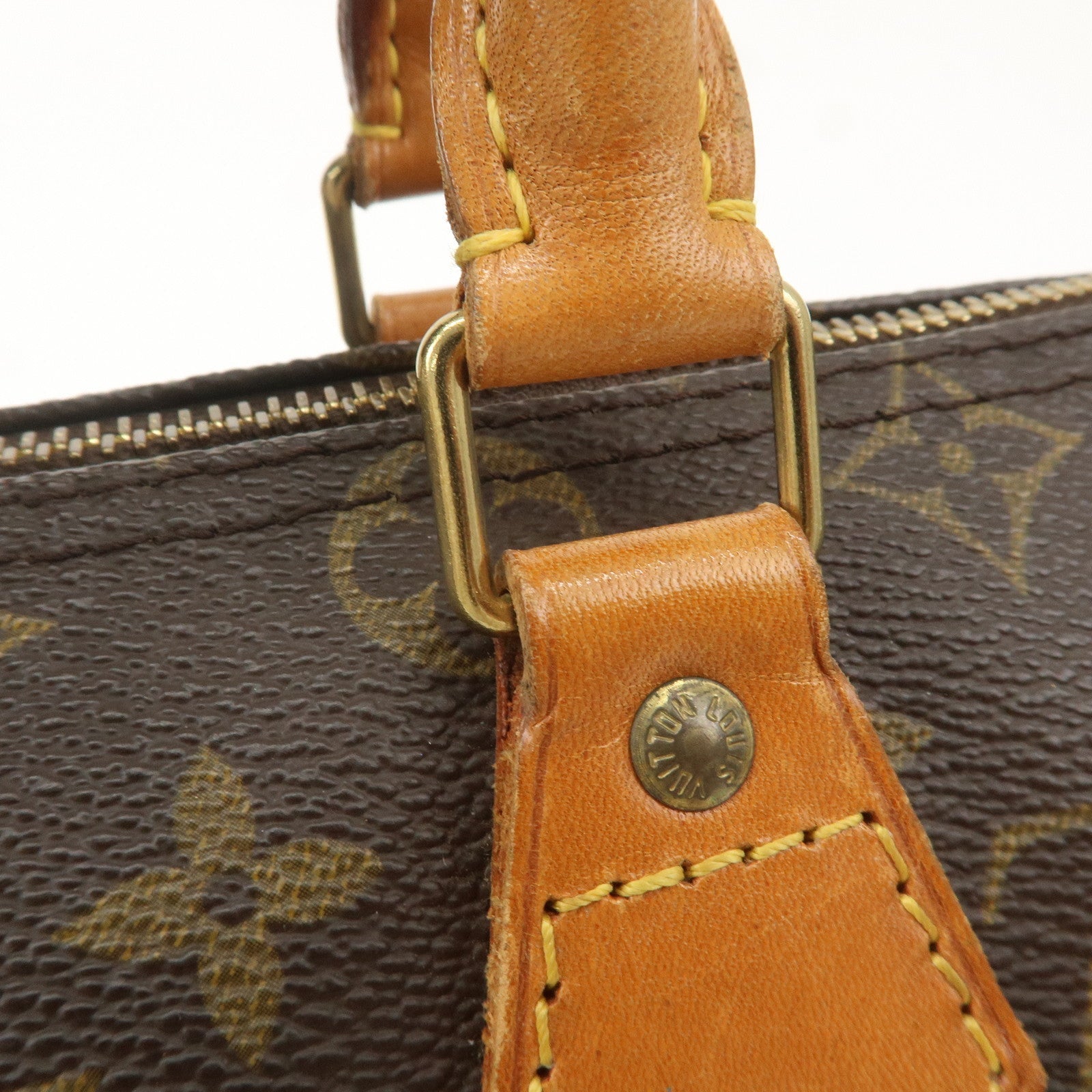 Louis Vuitton Monogram Speedy 25 Hand Bag Boston Bag M41528