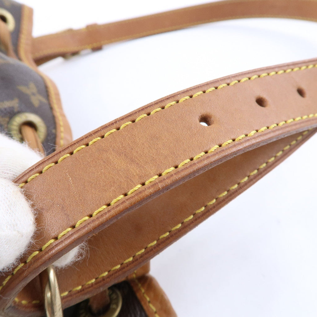 Louis Vuitton Monogram Petit Noe Shoulder Bag Brown M42226
