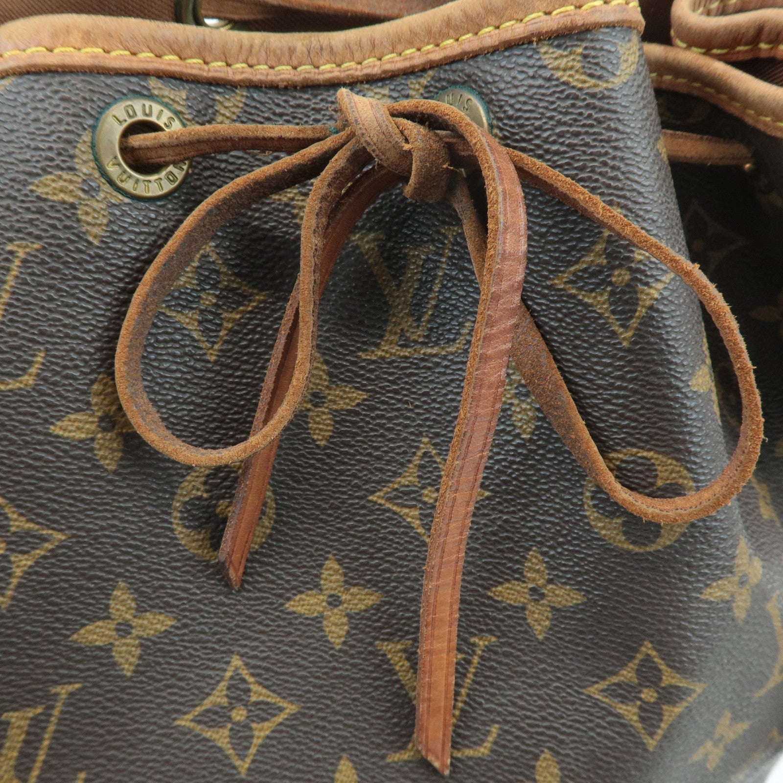 Louis Vuitton Monogram Noe Shoulder Bag Hand Bag Brown M42224