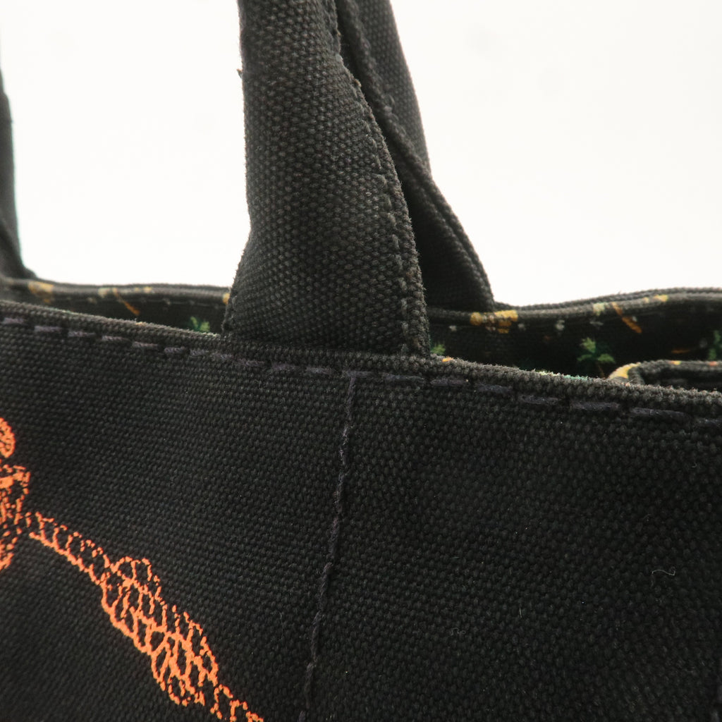 PRADA Canapa Mini Canvas 2Way Bag Black 1BG439