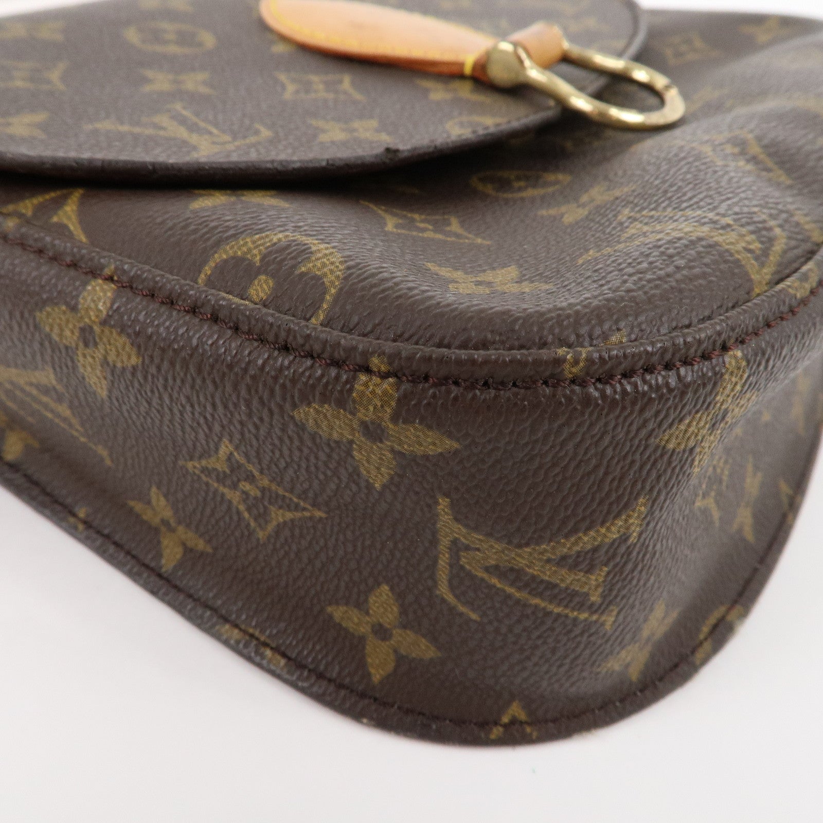 Louis Vuitton Monogram Saint Cloud GM Shoulder Bag Brown M51242
