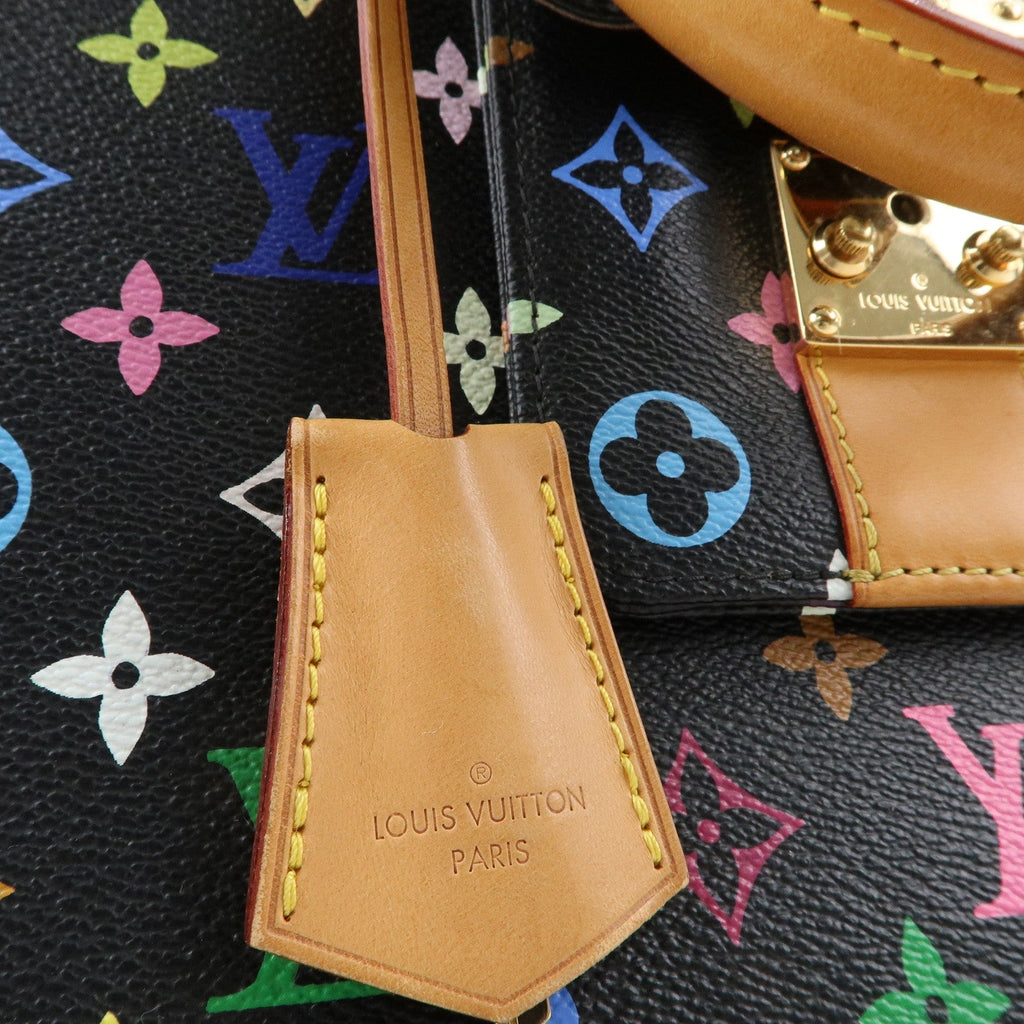 Louis Vuitton Monogram Multi Color Alma Hand Bag Noir M40442