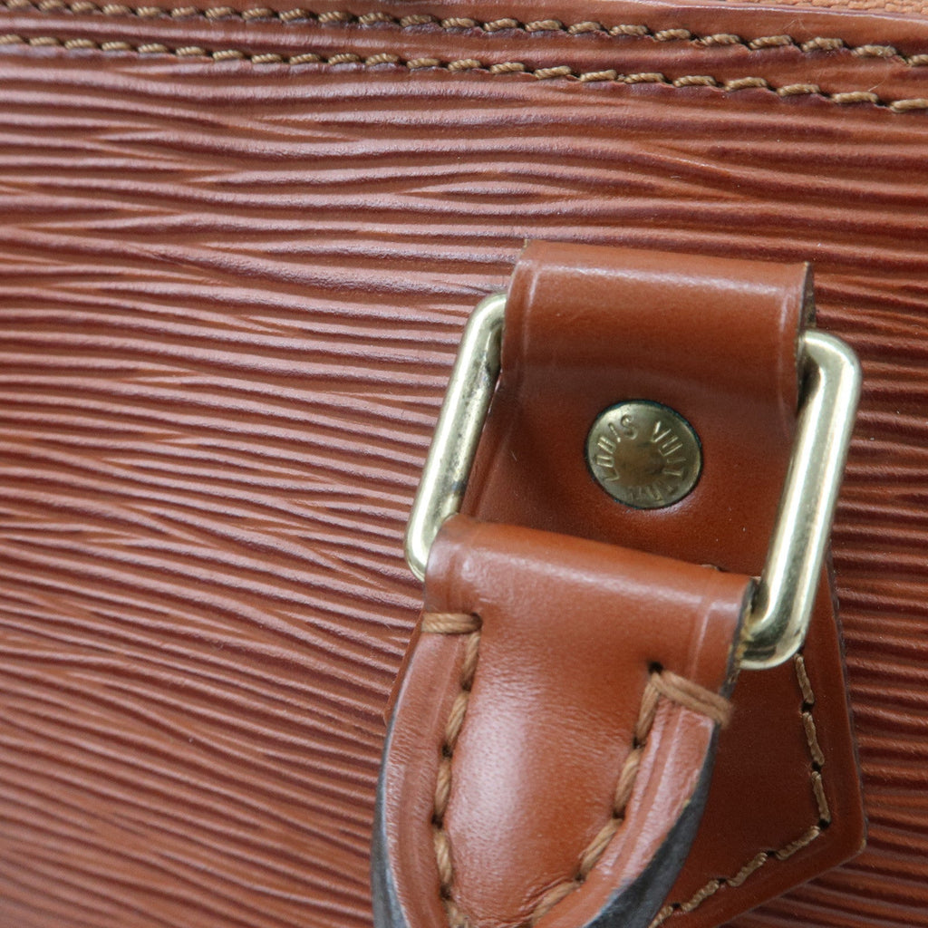 Louis Vuitton Epi Alma Hand Bag Kenya Brown M52143