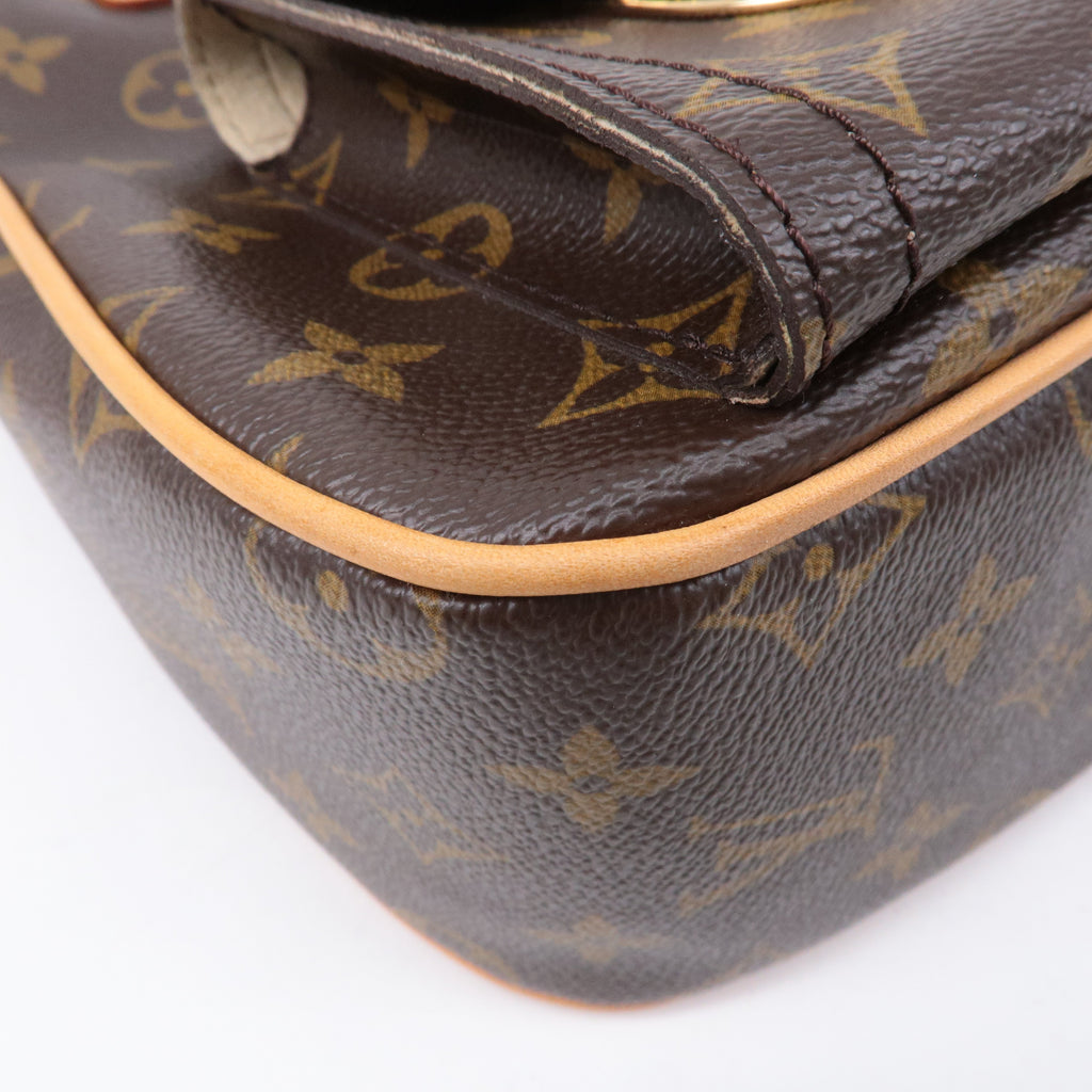 Louis Vuitton Monogram Hudson GM Shoulder Bag M40045