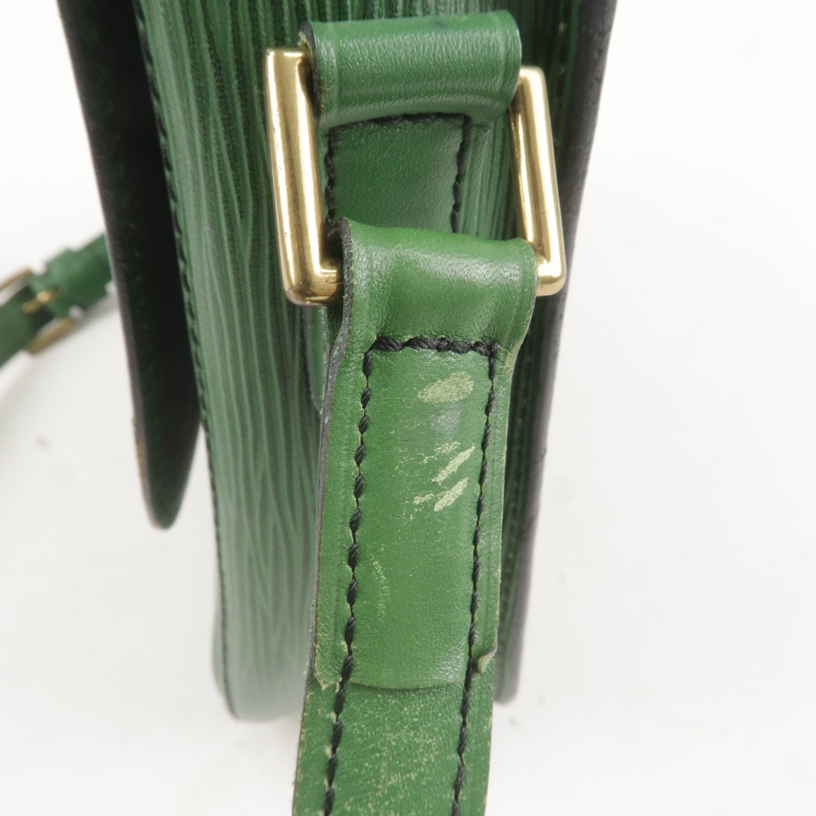 Louis Vuitton Epi Saint Cloud Shoulder Bag Borneo Green M52194