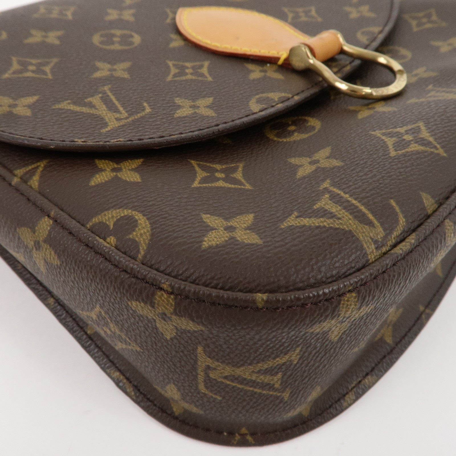 Louis Vuitton Monogram Saint Cloud GM Shoulder Bag Brown M51242