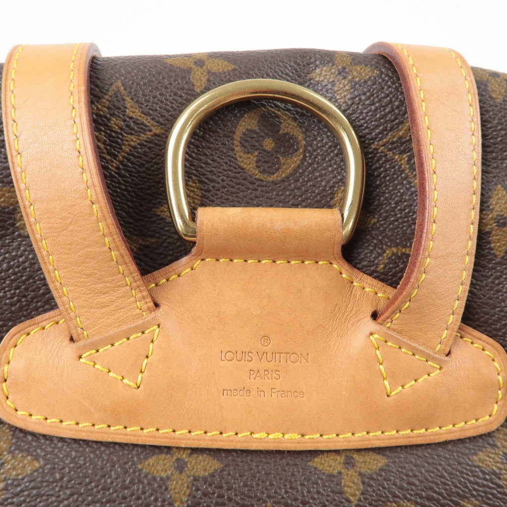 Louis Vuitton Monogram Montsouris MM Back Pack Bag Brown M51136