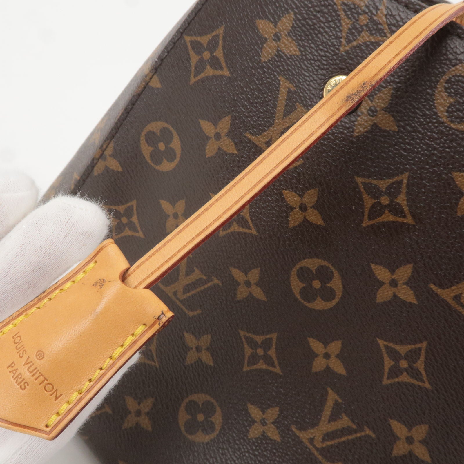 Louis Vuitton Monogram Montaigne MM 2Way Hand Bag M41056