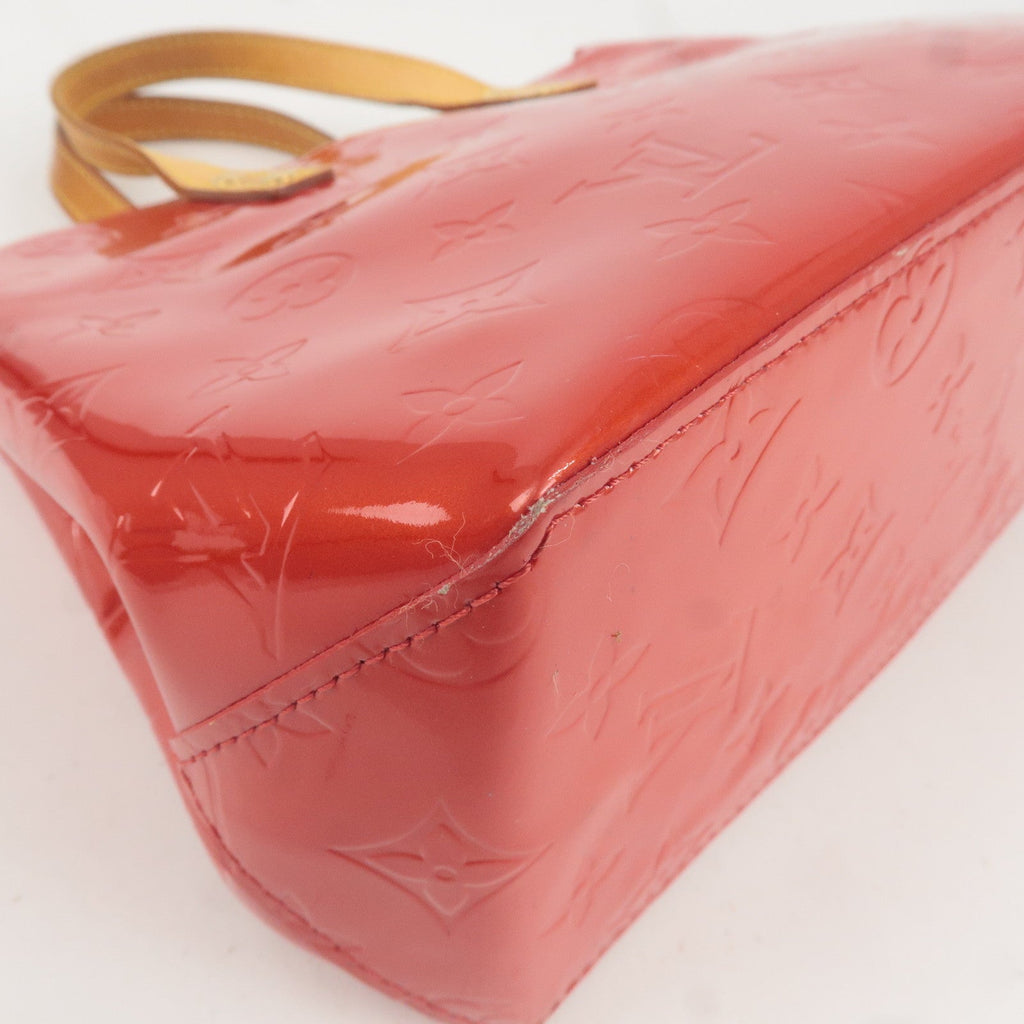 Louis Vuitton Monogram Vernis Lead PM Hand Bag Rouge M91088