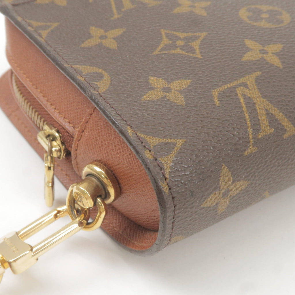 Louis Vuitton Monogram Orsay Clutch Bag Pouch Brown M51790