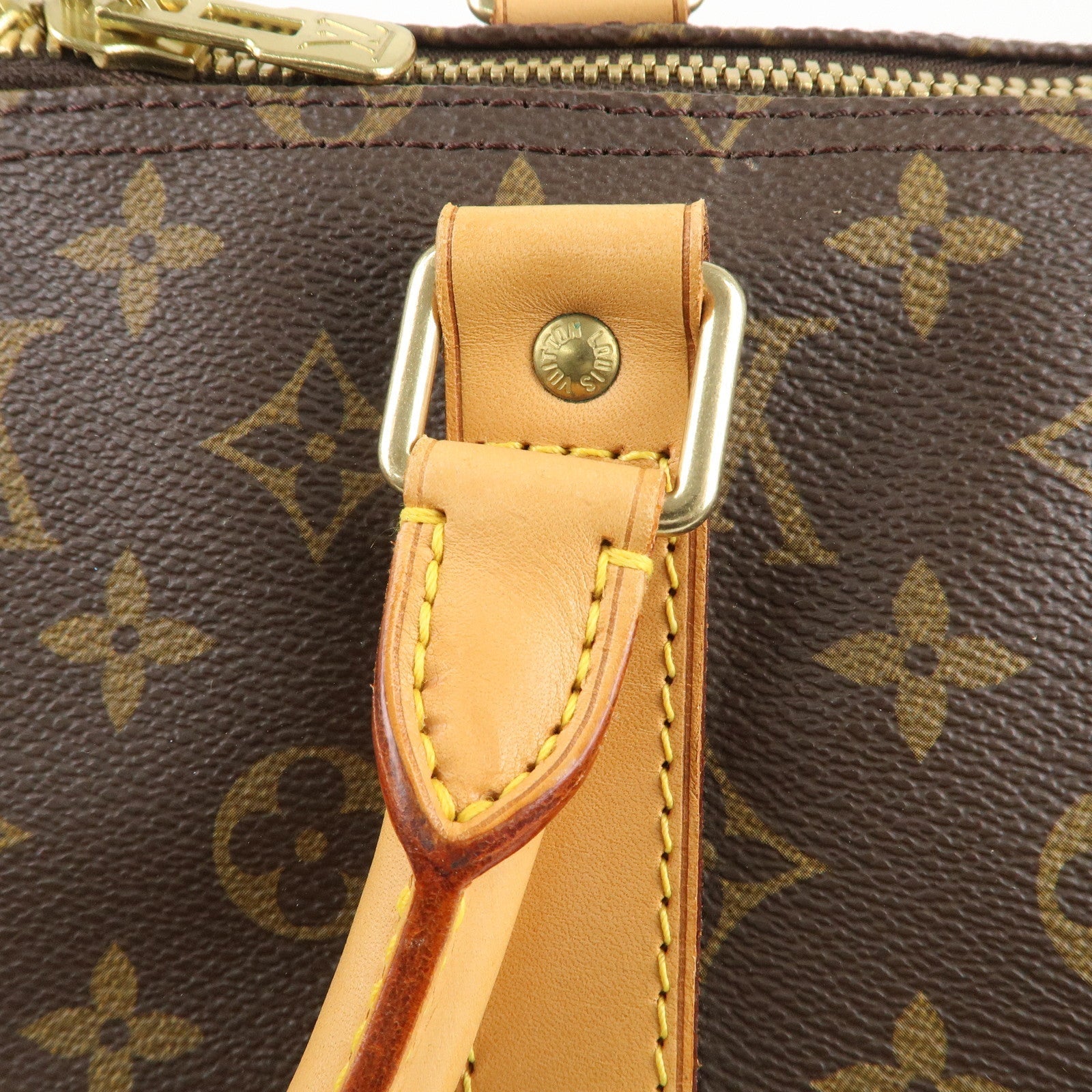 Louis Vuitton Monogram Keep All 55 Boston Bag Brown M41424