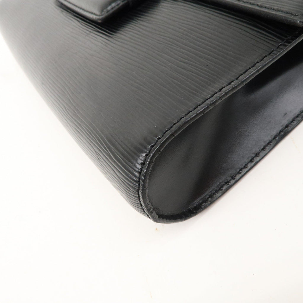 Louis Vuitton Epi Chaillot Clutch Bag Black M52542
