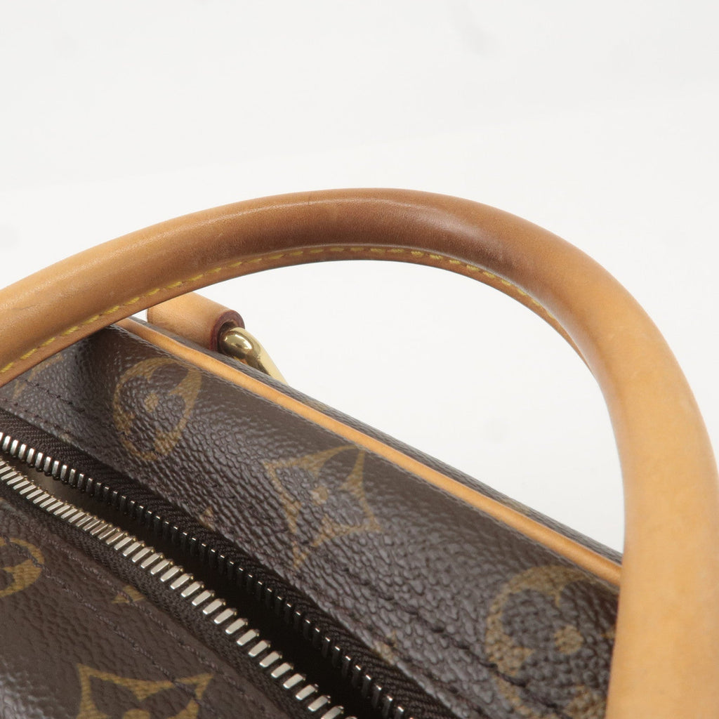 Louis Vuitton Monogram Manhattan PM Hand Bag Brown M40026