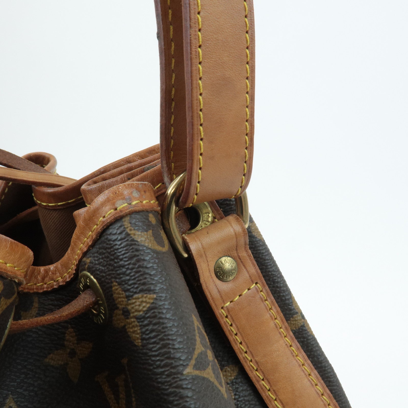 Louis Vuitton Monogram Noe Shoulder Bag Hand Bag Brown M42224