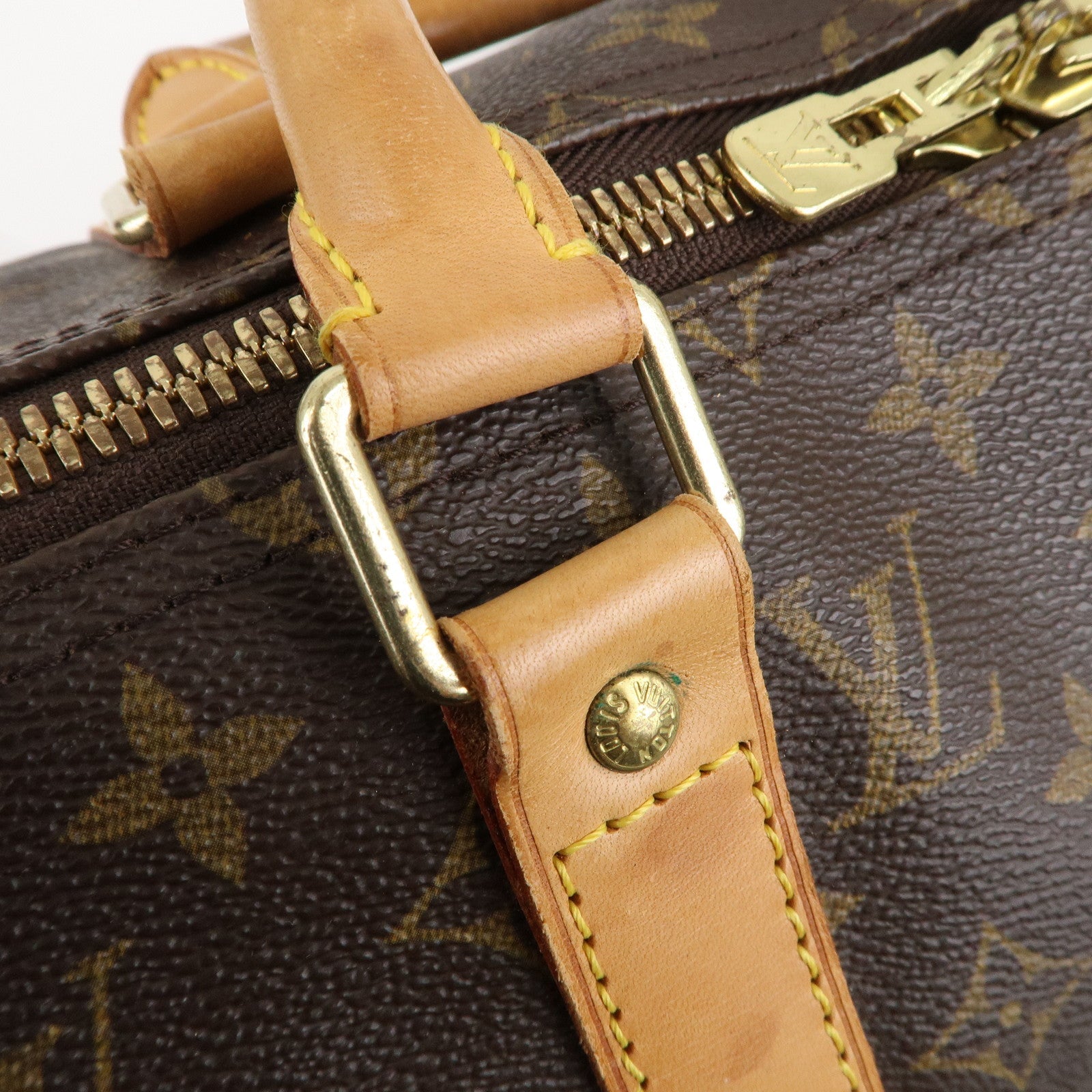 Louis Vuitton Monogram Keep All 50 Bag Brown M41426