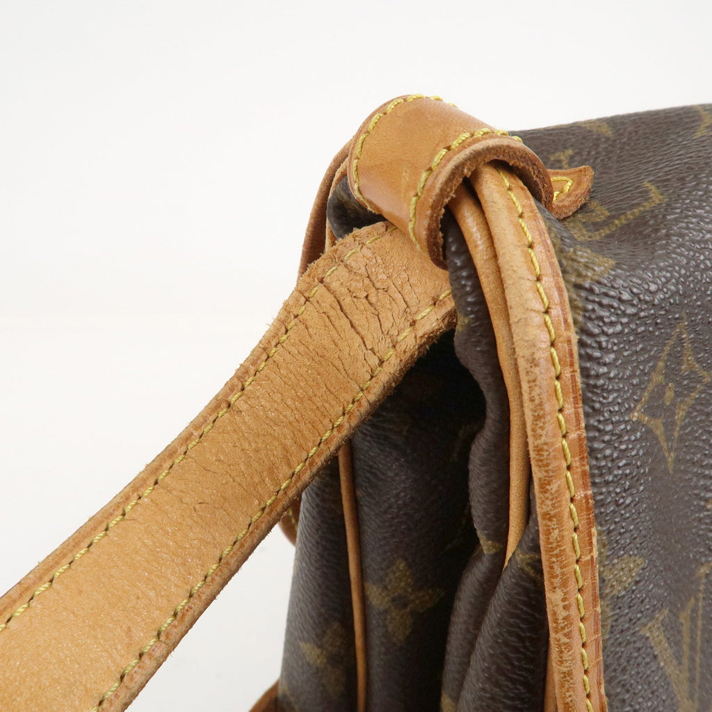 Louis Vuitton Monogram Saumur 30 Shoulder Bag Brown M42256