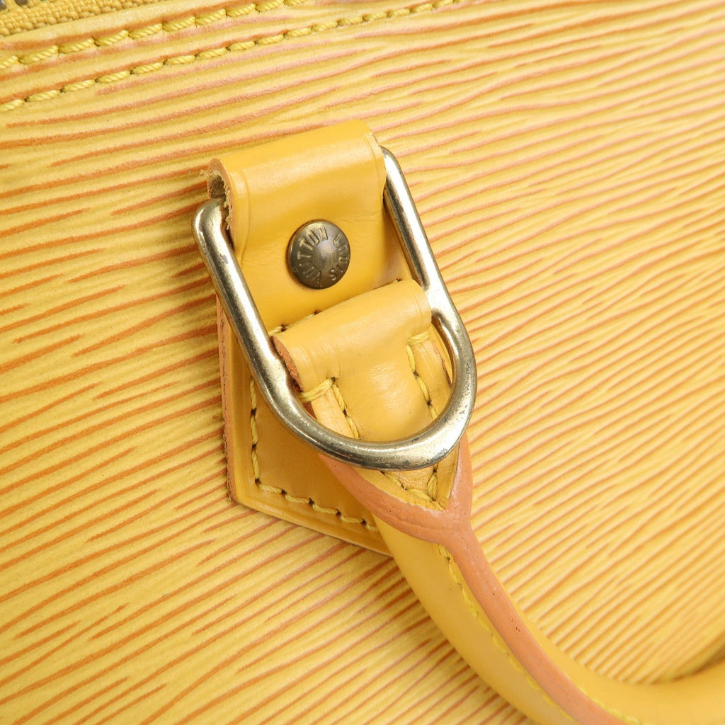 Louis Vuitton Epi Alma PM Hand Bag Tassili Yellow M52149