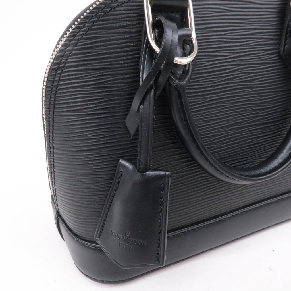 Louis Vuitton Epi Alma BB 2Way Shoulder Bag Noir Black M40862