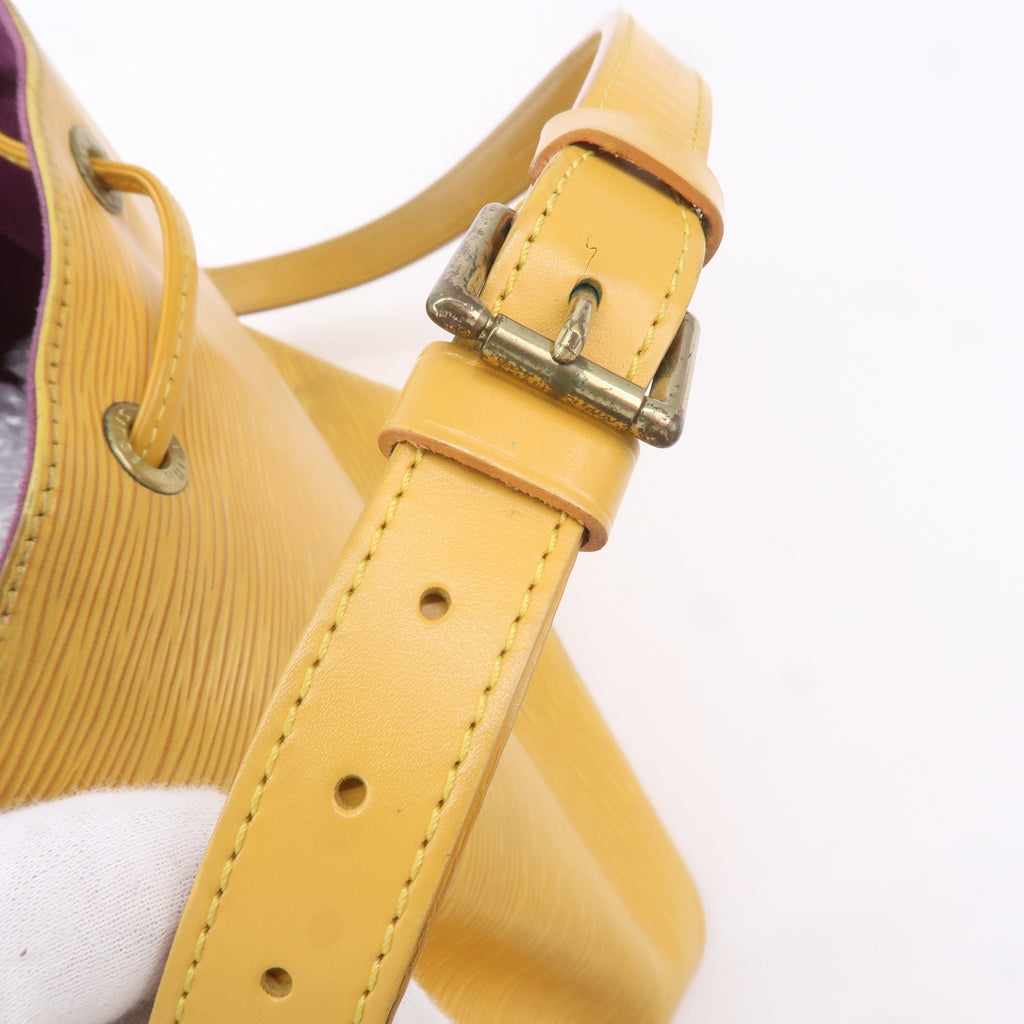 AuthenticLouis Vuitton Epi Petit Noe Shoulder Bag Tassili Yellow M44109