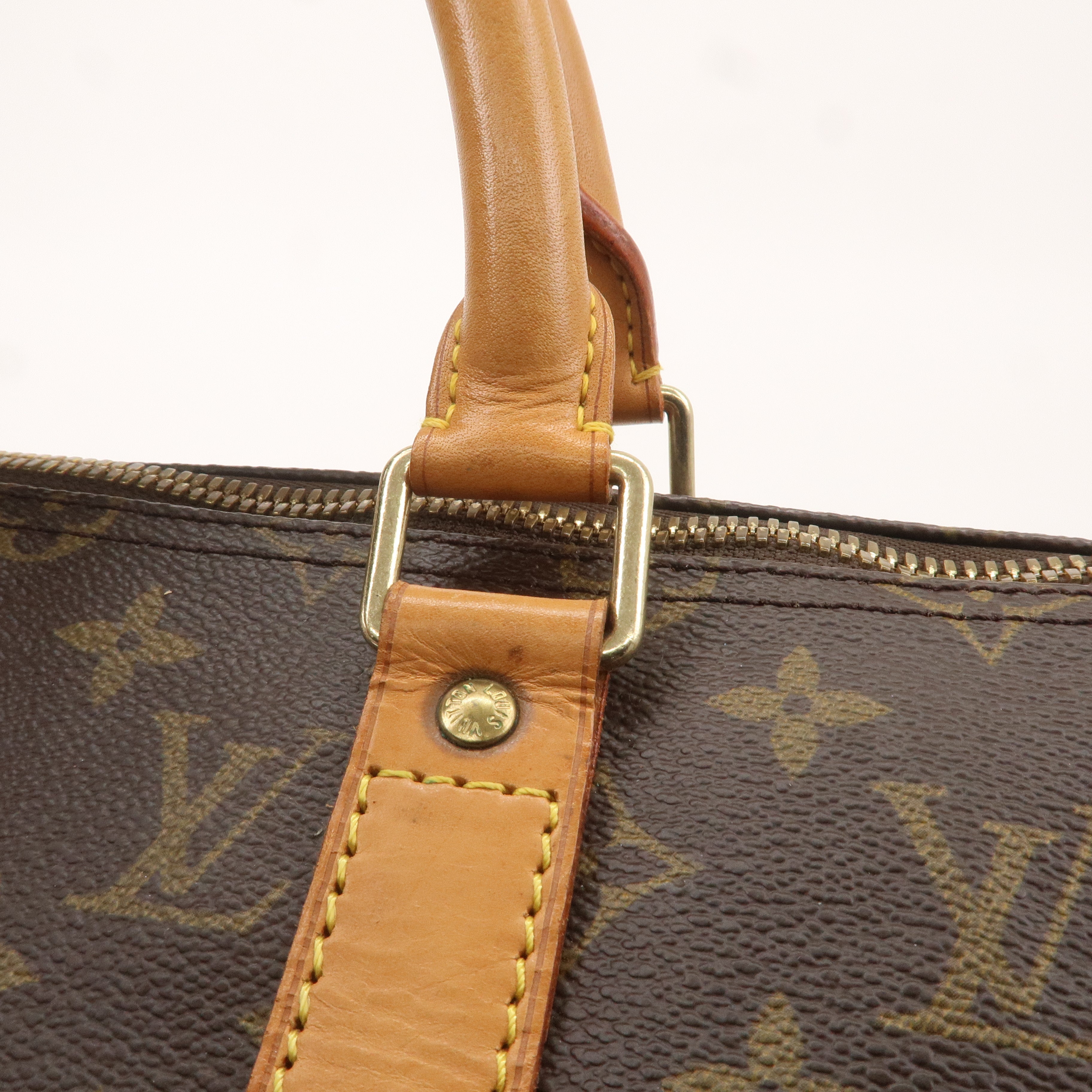 Louis Vuitton Monogram Keep All 50 Boston Bag Brown M41426