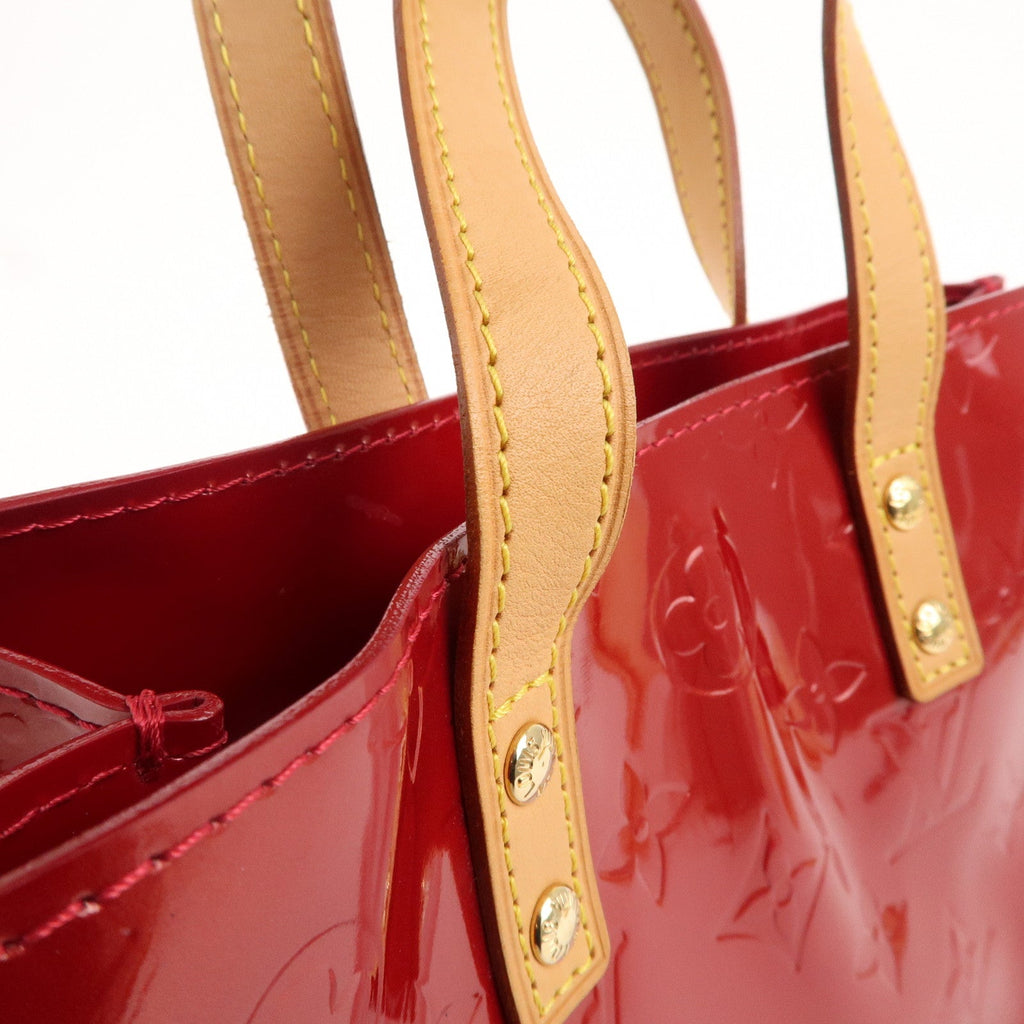 Louis Vuitton Monogram Vernis Lead PM Hand Bag Red M91990