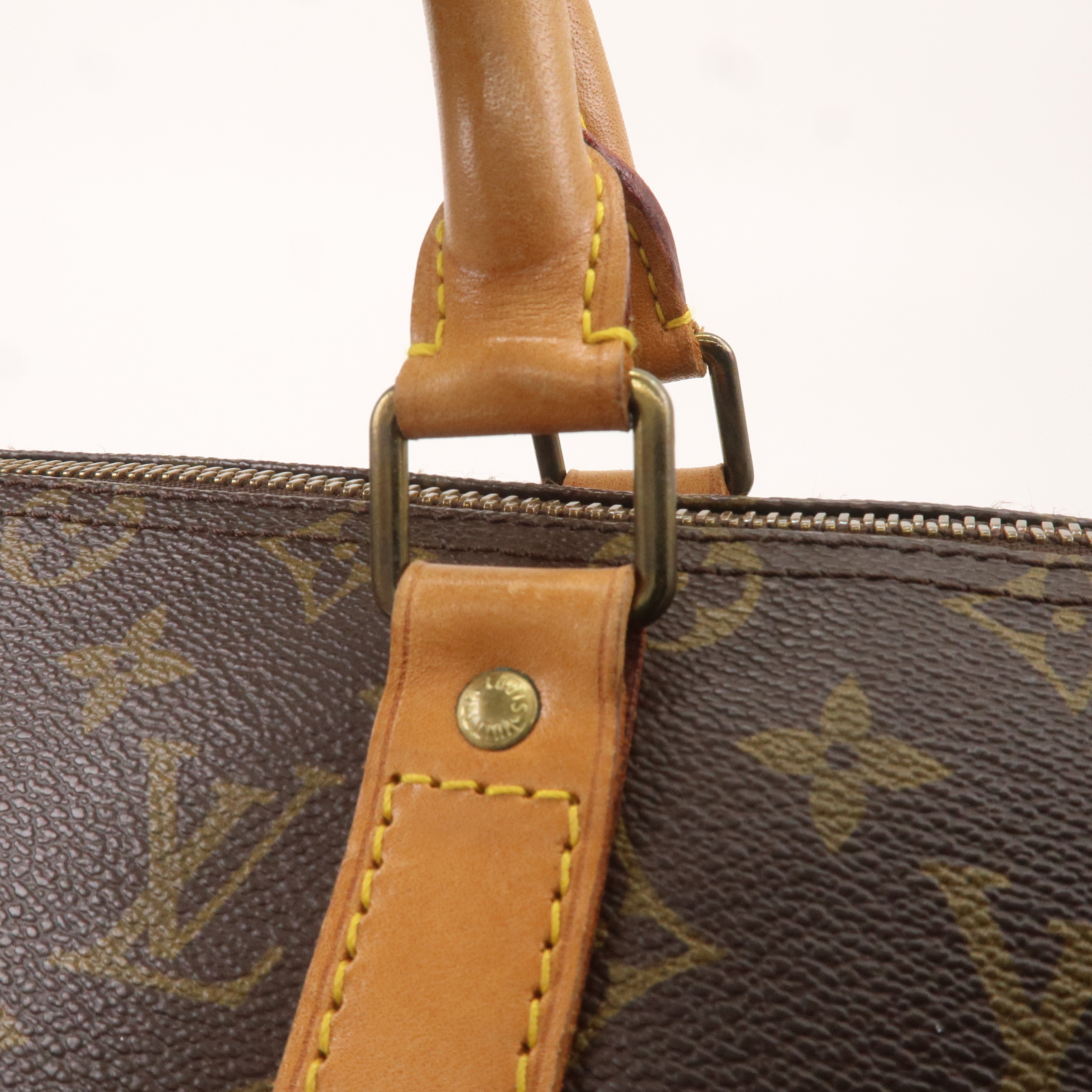Louis Vuitton Monogram Keep All 50 Boston Bag Brown M41426