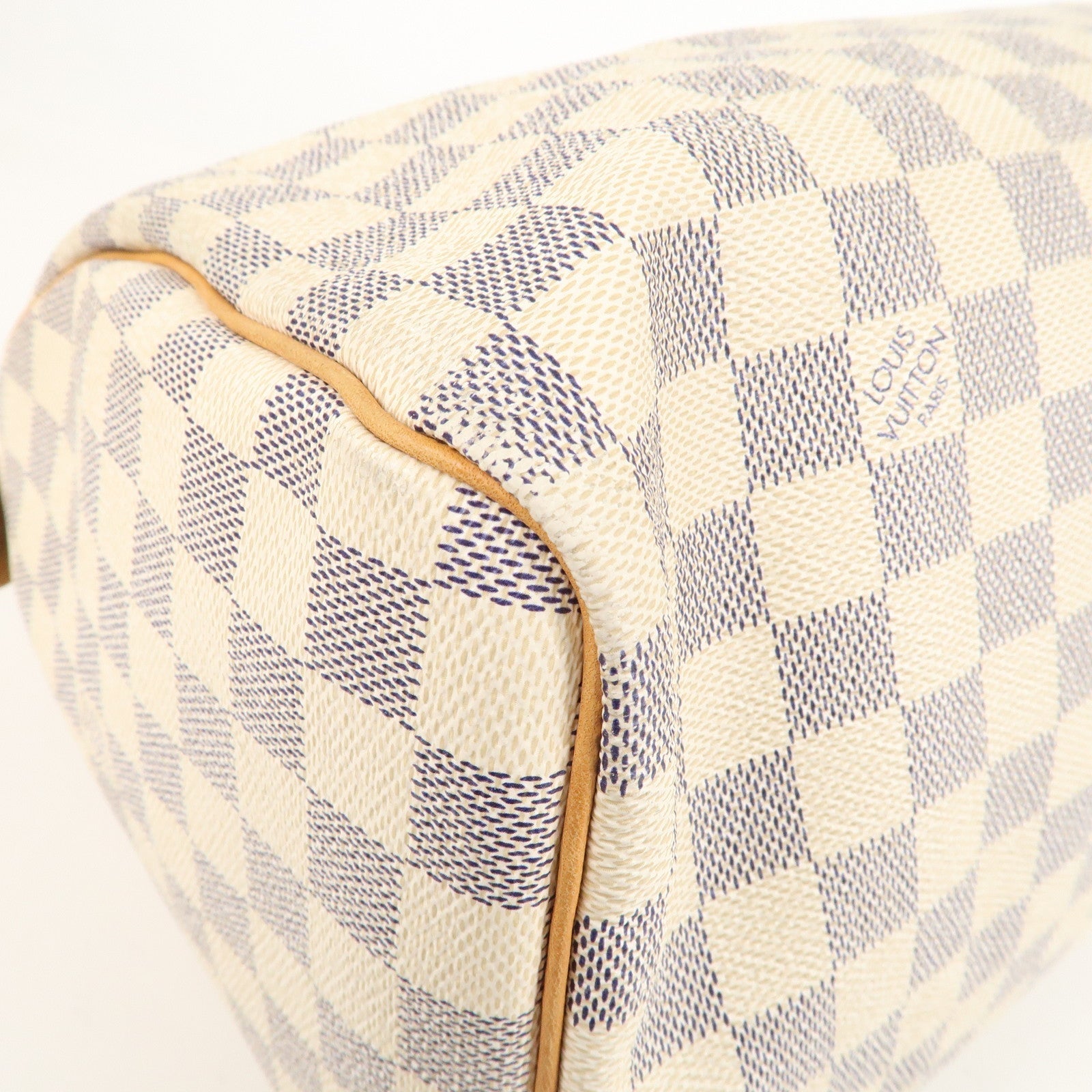 Louis Vuitton Damier Azur Speedy 30 Boston Hand Bag N41533