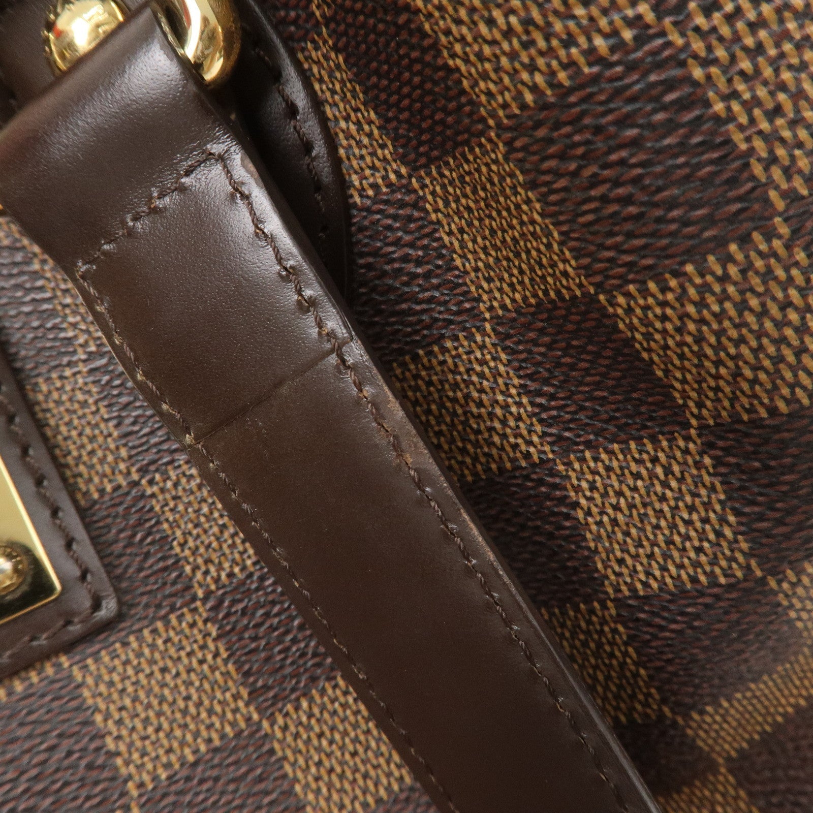 Louis Vuitton Damier Ebene Hampstead PM Hand Bag Brown N51205