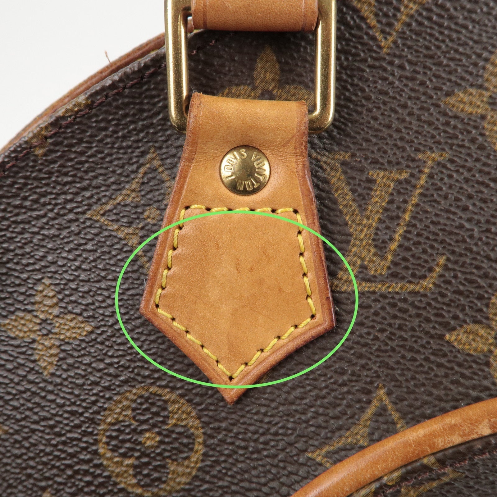 Louis Vuitton Monogram Ellipse PM Hand Bag Brown M51127