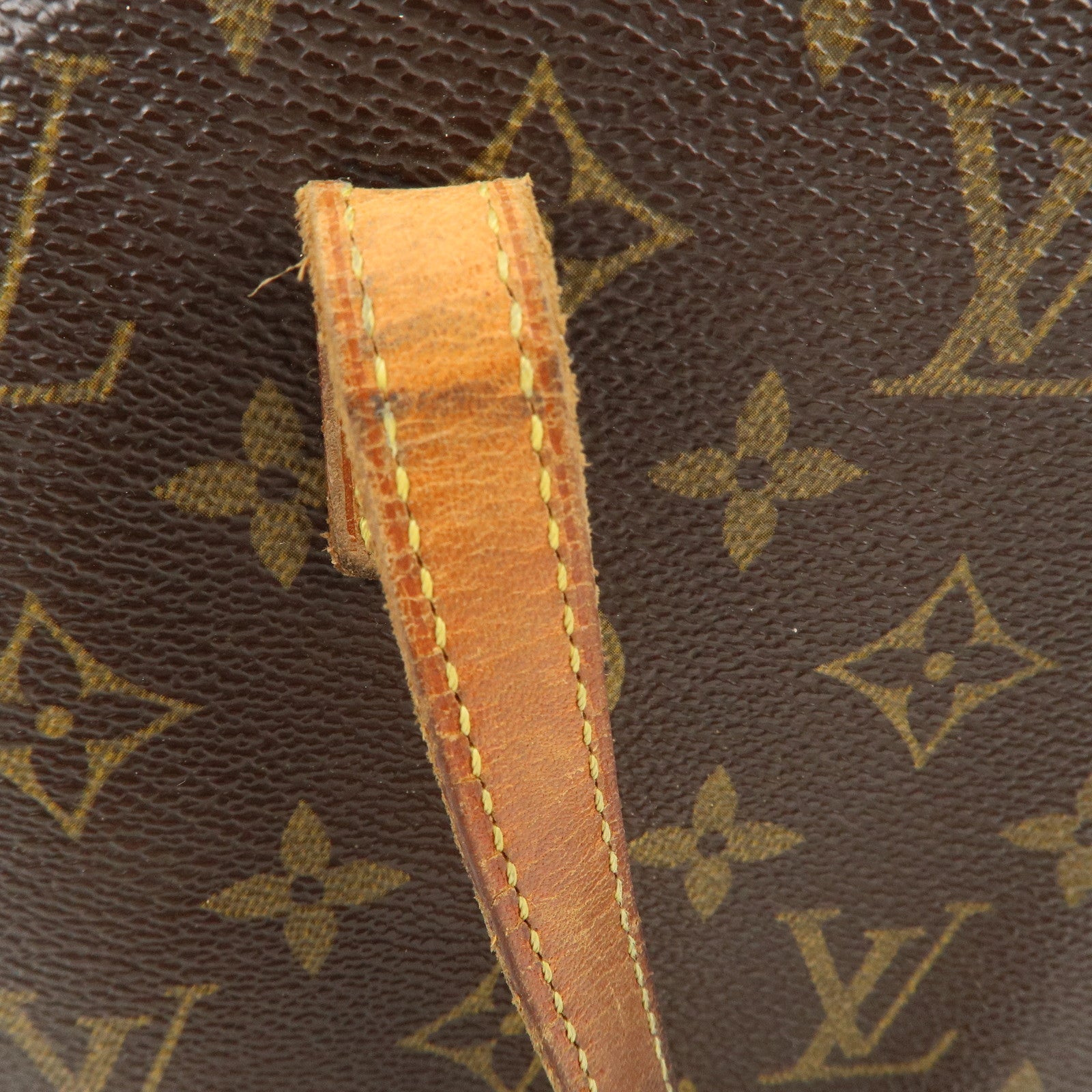 Louis Vuitton Monogram Spontini Hand Bag Brown M47500
