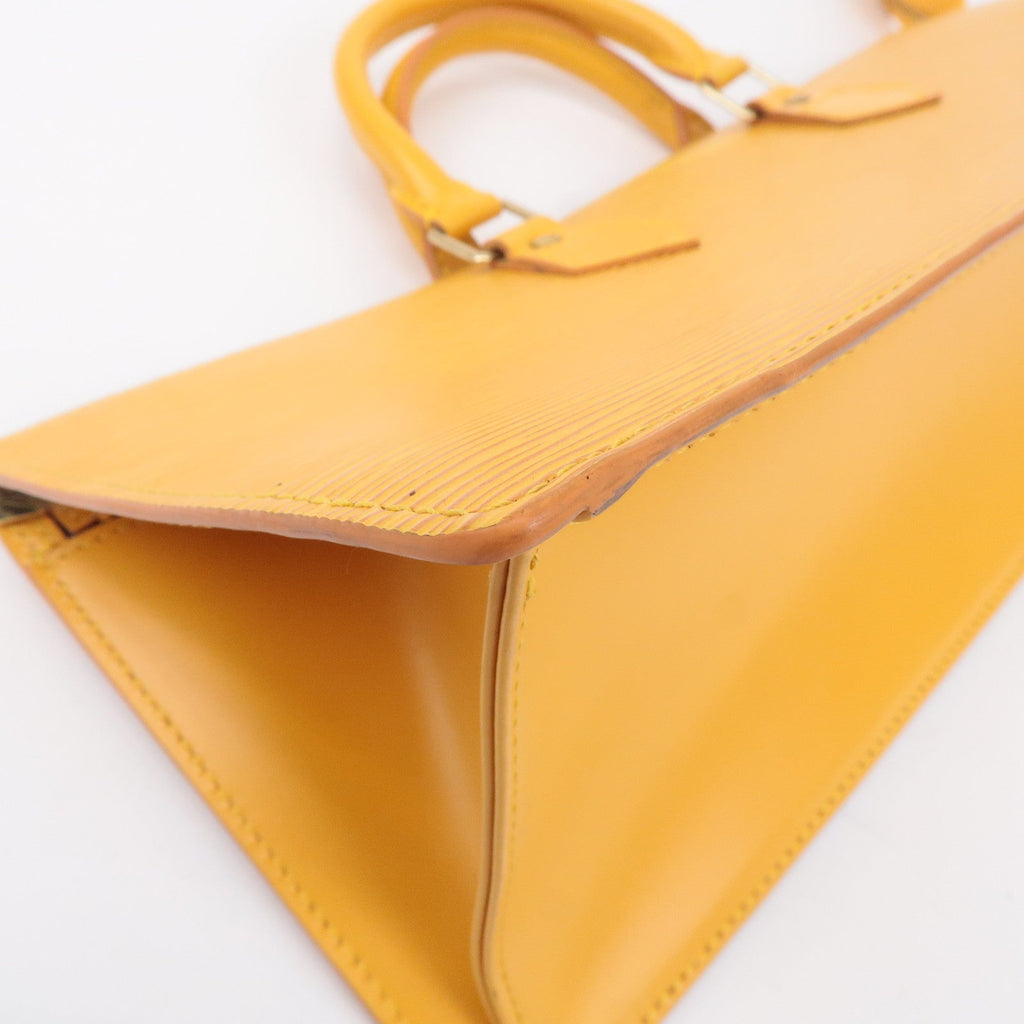 Louis Vuitton Epi Sac Triangle Hand Bag Tassili Yellow M52099