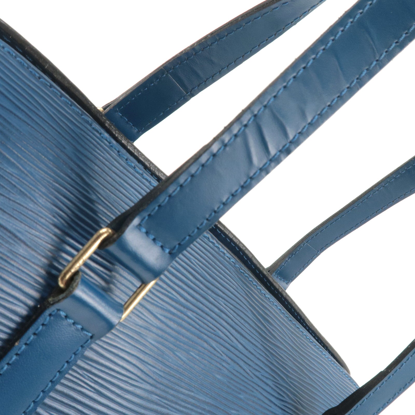 Louis Vuitton Epi Soufflot Shoulder Bag Hand Bag Blue M52222