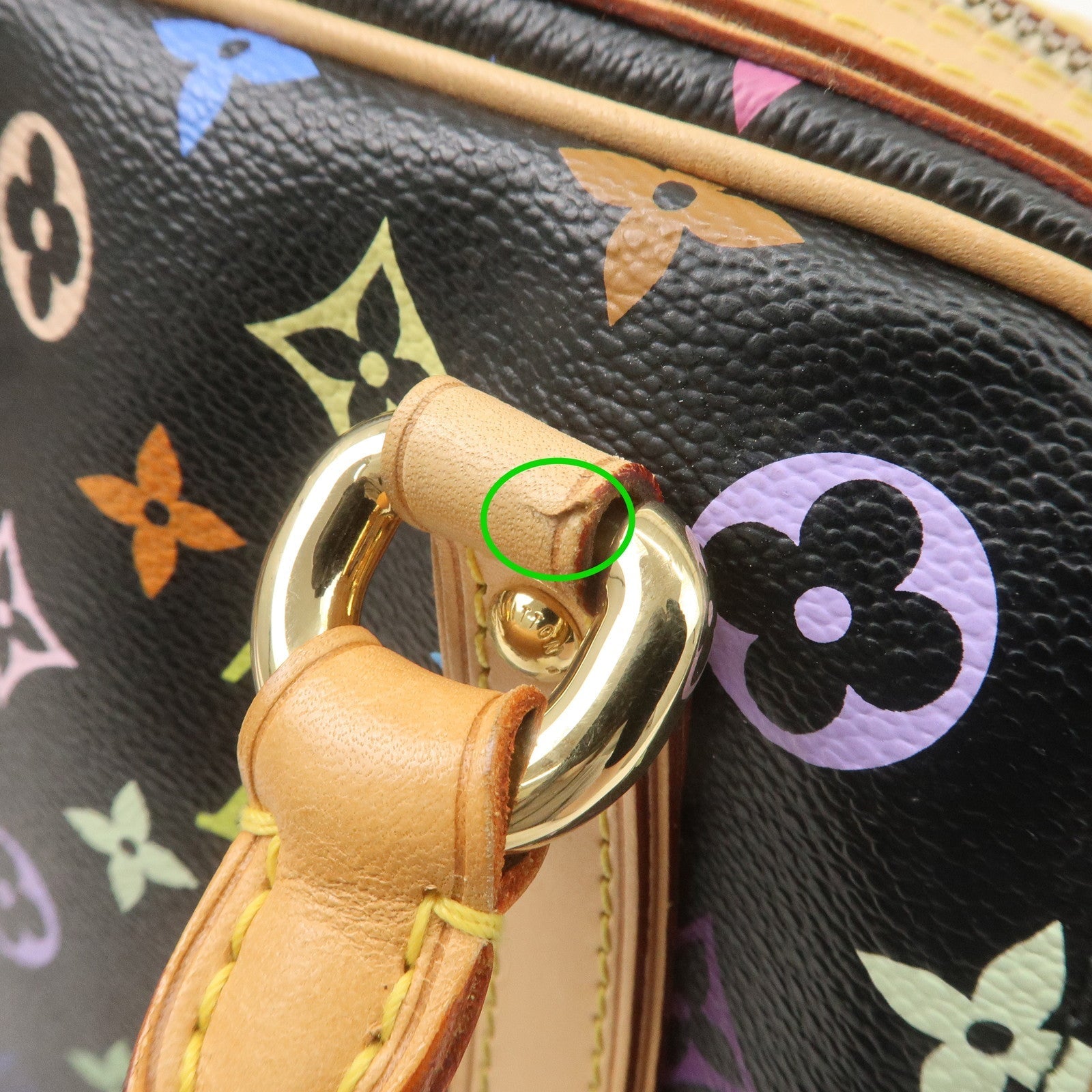 Louis Vuitton Monogram Multi Color Priscilla Hand Bag Noir M40096