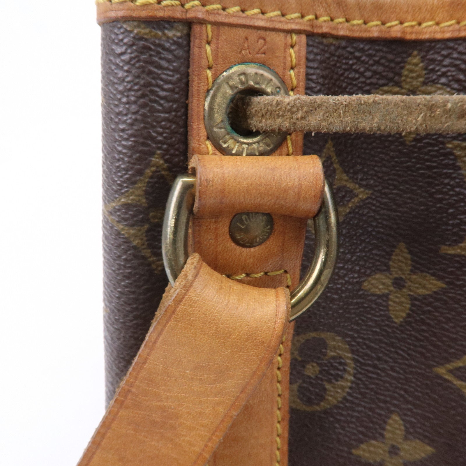 Louis Vuitton Monogram Petit Noe Shoulder Bag Brown M42226