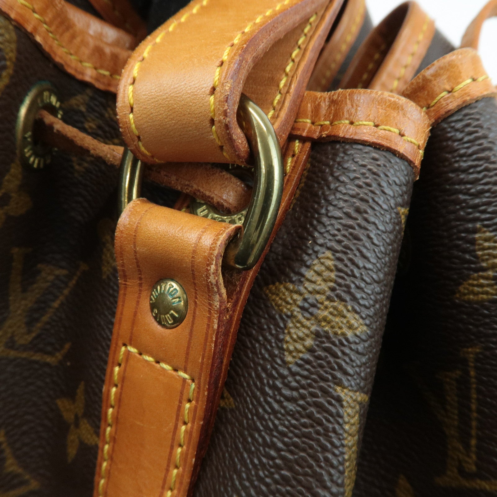 Louis Vuitton Monogram Noe Shoulder Bag Hand Bag Brown M42224