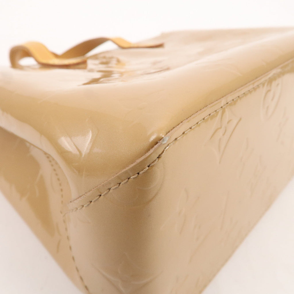 Louis Vuitton Monogram Vernis Lead PM Hand Bag Noisette M91334