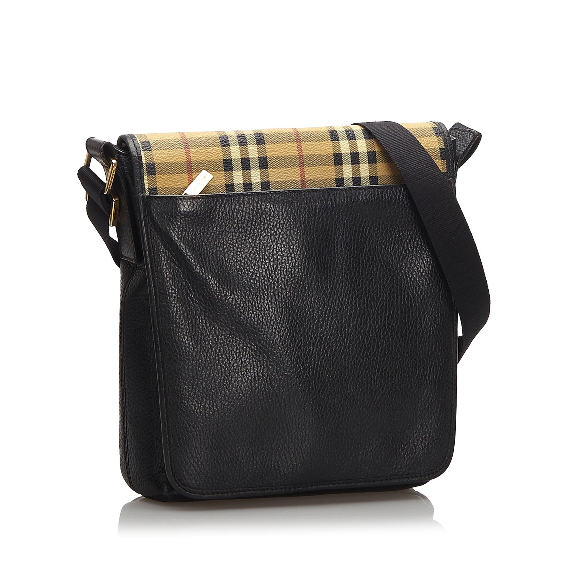 Pre-Loved Burberry Black Others Leather Crossbody Bag United Kingdom