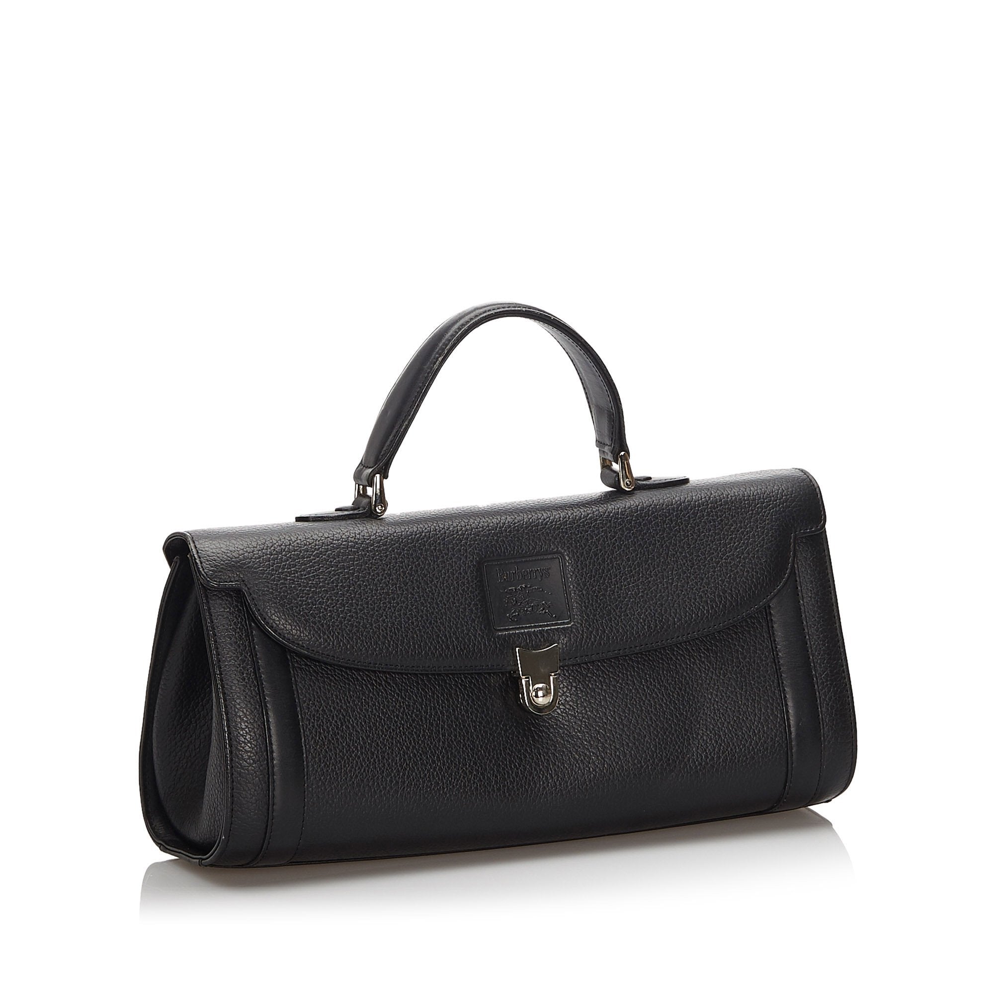 Pre-Loved Burberry Black Others Leather Handbag United Kingdom